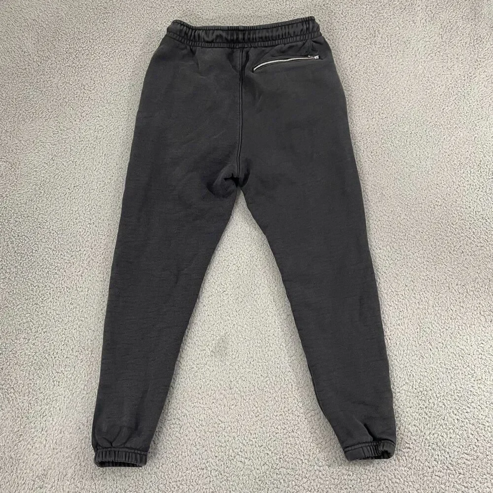 Nike Air‎ Jordan Wordmark Fleece Joggers Men S Black Lounge Pull On Sweatpants